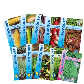 Pack de 10 sachets de graines à semer en Mai| Les Graines Bocquet